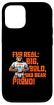 Coque pour iPhone 12/12 Pro Cadeau amusant Gay Bear Pride – Grand et fier LGBT pour homme