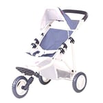 Götz 2866 accessoires 3-Wheel Buggy, Spotty Blue, Multi-Coloured