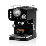 Swan Retro Black Pump Espresso Coffee Machine