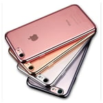 Coque Chrome Silicone IPHONE SE 2020 APPLE Contour Transparente Bumper Protection Gel Souple - Neuf