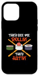 Coque pour iPhone 12 mini They See Me Rollin They Hatin Rouleau à sushi japonais