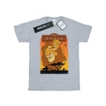 Disney Mens The Lion King Simba And Mufasa T-Shirt (Sports Grey) - Light Grey Cotton - Size 2XL