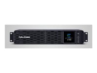 Cyberpower Pfc Sinewave (E) Series Cp1600eipfcrm2u - Ups (Kan Monteras I Rack) - Ac 230 V - 1000 Watt - 1600 Va - Usb, Serial - Utgångskontakter: 8 - Aktive Pfc - 2U - 1.8 M Sladd - Svart