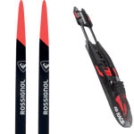 ROSSIGNOL Pack ski de fond Rossignol Delta Comp R-skin 23 + Fixations Mixte Noir / Rouge Blanc taille 176 2023