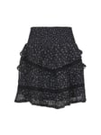 Donna Mini Rose Skirt - Black