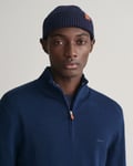 GANT - Genser i merinoull med half-zip