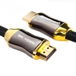 Techexpert Câble hdmi 2.1 8k 4k 120hz 2m hdr earc 48gb/sec