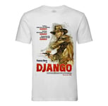 T-Shirt Homme Col Rond Django Vieille Affiche De Film Rétro Poster Cinéma Vintage Western