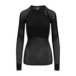 Brynje Wool Thermo Light Ulltrøye Dame Black, XXL