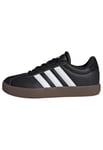 adidas VL Court 3.0 Shoes Kids Chaussures, Core Black/Cloud White/Gum, 30.5 EU