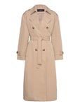 Vmchloe Long Trenchcoat Ga Noos Trench Coat Rock Beige Vero Moda