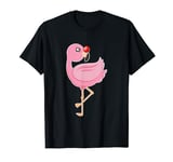 Red Nose Flamingo Cute Red Nose 2024 Women Kids Boys Girls T-Shirt