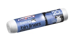 Pack of 40 Fragrance Free Swing Bin Liners