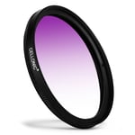 Filtre gradient couleur Violet pour Olympus M.Zuiko 14-42mm 1:3.5-5-6 45mm 1:1.8 17mm 1:2.8 Pancake Panasonic 12-32mm 3.5-5-6 42,5mm 1:1.7 X Vario PZ