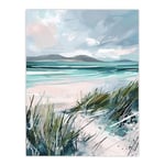 Artery8 Path to Luskentyre Beach Isle of Harris Scotland Bedroom Extra Large XL Wall Art Poster Print