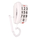 Big Button Telephone Large Adjustable Volume Last Number Redialing Corded