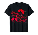 Funny Happy Valentines Day Heart Love Valentine Men Women T-Shirt