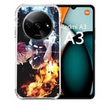 Cokitec Coque Renforcée pour Xiaomi Redmi A3 Manga My Hero Academia Shoto