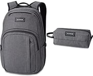 Dakine Backpack Campus M 25L Liter Carbon + Accessory Case Carbon - Gray