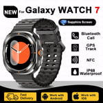 Samsung Galaxy Watch 7 Ultra Uusi Gps Track Smart Watch Miesten Amoled Aina Näyttö Kello Bt Talk Nfc Urheilu Älykellot Naiset_Black_Galaxy Watch 7 Ultra