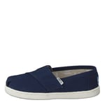 TOMS TINY ALPARGATA Navy Canvas UK9.0