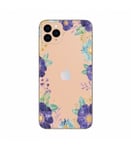 Coque Iphone 11 PRO MAX Fleur 15 Violet Tropical Transparente