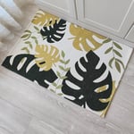 AMIDA Doormats Indoor 60x90cm, No-Slip Inside Door Mat Machine Washable Flat Woven Low Pile Entryway Rug Non Shedding floor Area Carpet for Entrance Kitchen Laundry Home Decor High Traffic Areas