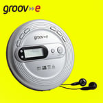 Groov-e GVPS210SR Retro Series Personal CD Player with FM Radio Stereo Earphone