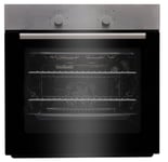 Teknix BITK602ESX - slim depth Stainless steel Built in Electric Single Oven - Manual cleaning - A energy