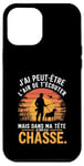 Coque pour iPhone 12 Pro Max Cadeau idée Drôle Chasseur Homme Chasseur Humour Chasse