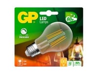 Led Pære Gp Filament E27 7Watt 806 Lumen Dæmpbar,8 Stk/Pk