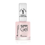 Rimmel - Vernis à Ongles Super Gel French Manicure - Couleur et Brillance - Longue Tenue - 091 english Rose - 12 ml