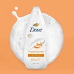 Dove Fruity Nourish Body Wash 0% Sulfate SLES for Soft & Smoother Skin, 3x225ml