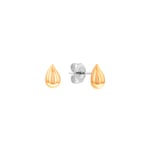 Calvin Klein SCULPTURED DROPS Øreringe 18 kt. Forgyldt Rustfrit Stål 35000071 - Dame - Gold