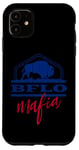 Coque pour iPhone 11 Célébrez la fierté 716 avec le motif Bison Buffalo BFLO