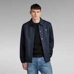 G Star Raw Mens G-Star RAW Coach Jacket - Navy Cotton - Size X-Large