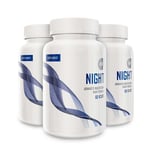 3 x Multivitamiini yö - 60 kapselia - XLNT Sports Night - Magnesium, GABA, Kamomilla, Sinkki, Vitamiini