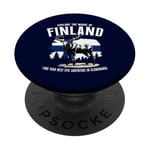 Finland's Beauty Adventure Nature Outfit Moose Scandinavian PopSockets Adhesive PopGrip