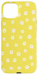 iPhone 15 Plus Yellow White Ditsy Flowers Floral Pattern Case