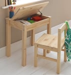 Argos Home Kids Scandinavia Desk & Chair - Pine