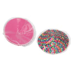 2 Pairs Round Colorful Sequin Nipple Covers Adhesive Nipple Bra Sticker Cove LVE