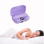 Xmenha Wireless Purple Invisible Sleep Earbuds For Side Sleepers Bluetooth Small Headphones Earphones Invisible Earbuds For Sleep Tiny Mini Hidden Invisible Wireless Sleeping Ear Buds For Small Ears