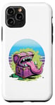 iPhone 11 Pro Monster chest sharp teeth long tongue horror fantasy monster Case