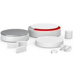 Somfy 1875281 - Home Alarm Essential Plus - Système d'Alarme Maison sans Fil Connecté Wifi - Sirène Extérieure - 3 IntelliTAG - 1 détecteur - 3 badges - Compatible Alexa, Assistant Google et TaHoma