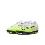 Nike Garçon Unisex Kinder Phantom Gx Club MG Chaussures Football (FG), Barely Volt/Gridiron-Barely GR, 32 EU