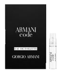 Giorgio Armani code EAU DE TOILETTE Fragrance Perfume 1.2ml Travel Size Spray