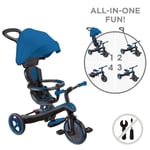 Globber 4 in 1 Explorer Trike and Balance Bike Ride On with Handle - Royal Blue