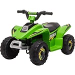 Homcom - Quad électrique enfant - voiture électrique enfant - marche av, ar - 6 v, v. max. 4,6 Km/h - vert - Vert