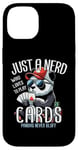 Coque pour iPhone 14 Poker Panda Jeu de cartes à jouer Panda