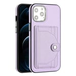 Yhteensopiva Iphone 12 Pro Max Case Premium Pu -nahkaisen lompakkosuojan kanssa korttitelineellä